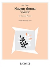 Nessun Dorma-Easy Piano piano sheet music cover